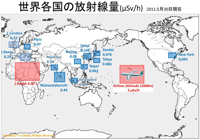 Amount of radiation around the world june 01,2011 JP-1.jpg